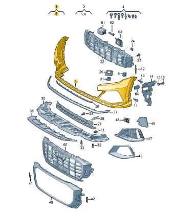 AUDI A8 COVER 4N2713111E